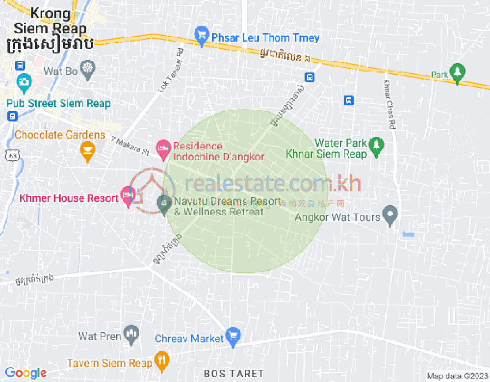 แผนที่ เจรียว, เสียมเรียบ