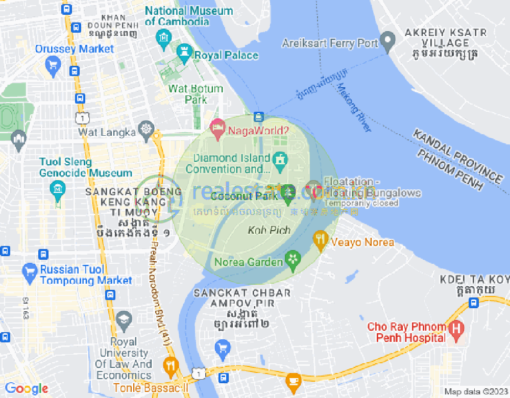 Mapa: CASA by Meridian