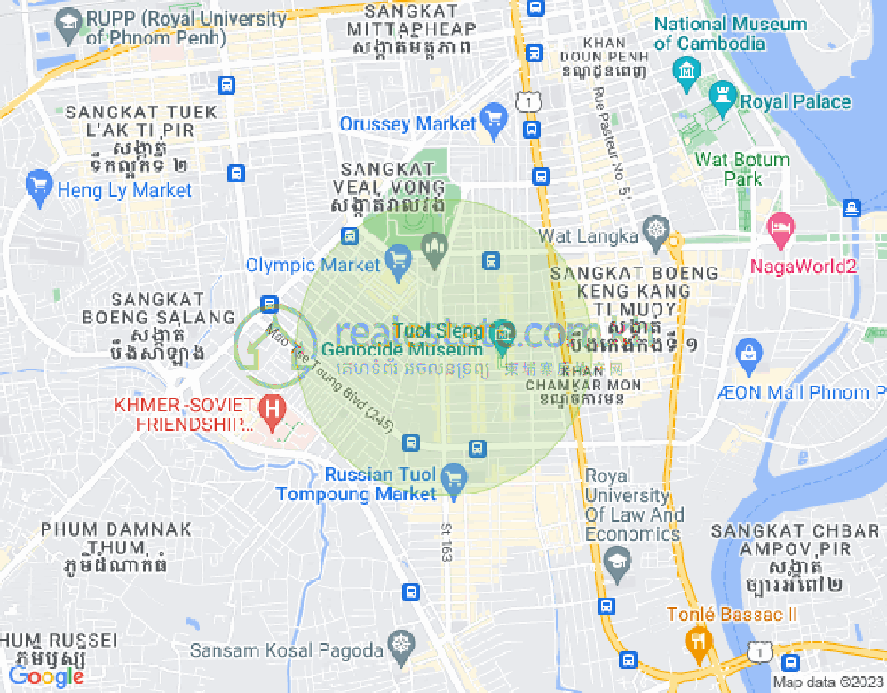แผนที่ มิตรภาพ, เจ็ดมกรา, พนมเปญ