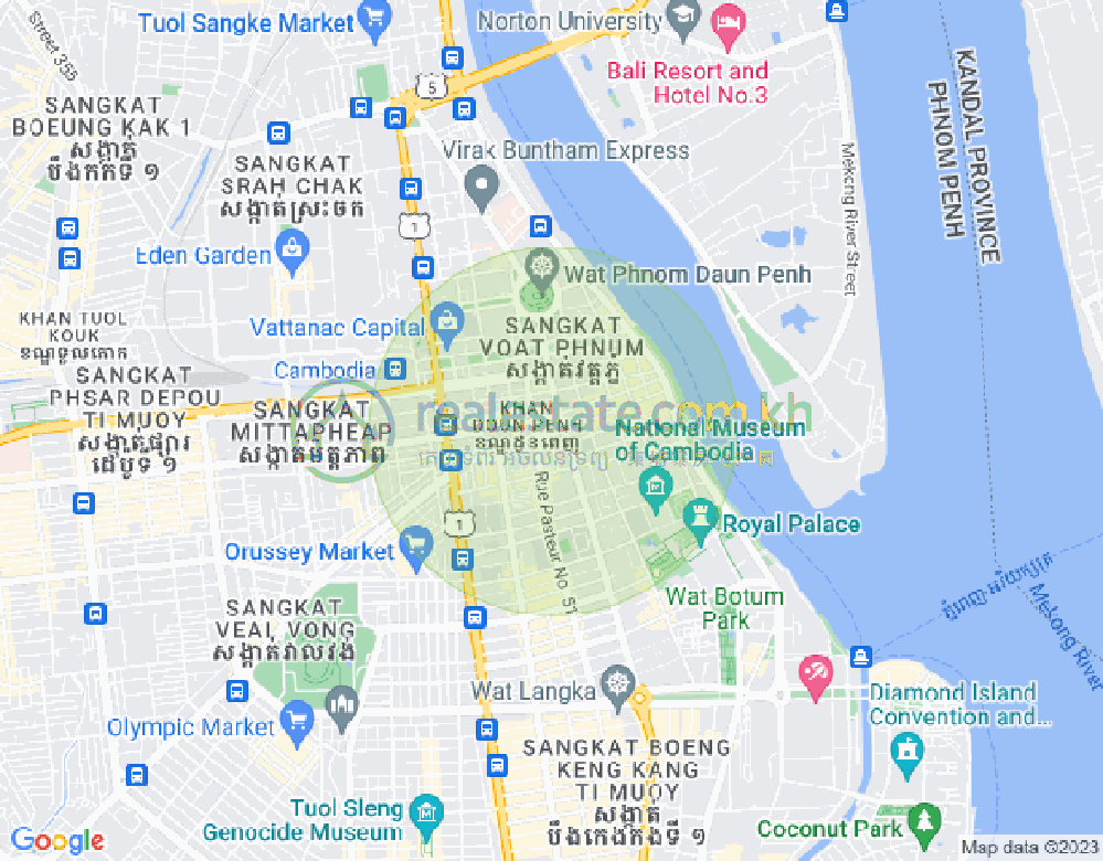 แผนที่ Phsar thmei I, ดวนป็ญ, พนมเปญ