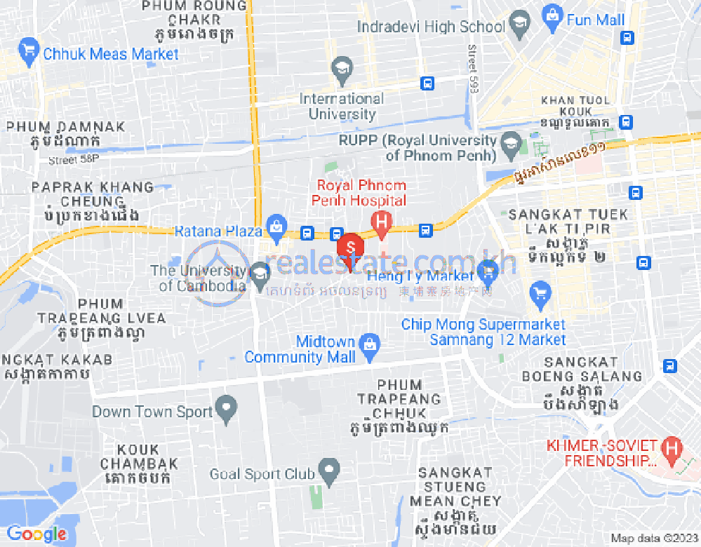Orkide The Royal Condominiumの地図