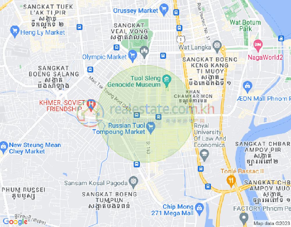 แผนที่ BKK 1, บึงเกงกอง, พนมเปญ