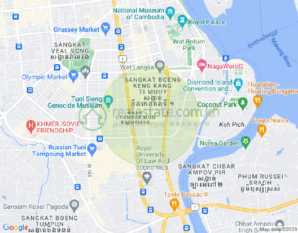 แผนที่ BKK 1, บึงเกงกอง, พนมเปญ