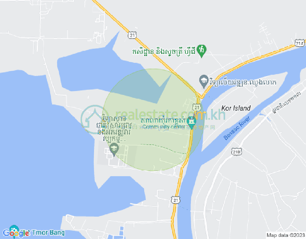 Carte de Roka Khpos, S'ang, Kandal