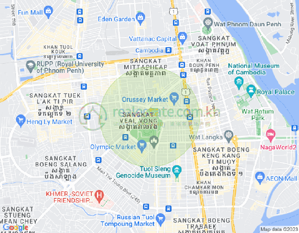 แผนที่ เวียลวง, เจ็ดมกรา, พนมเปญ
