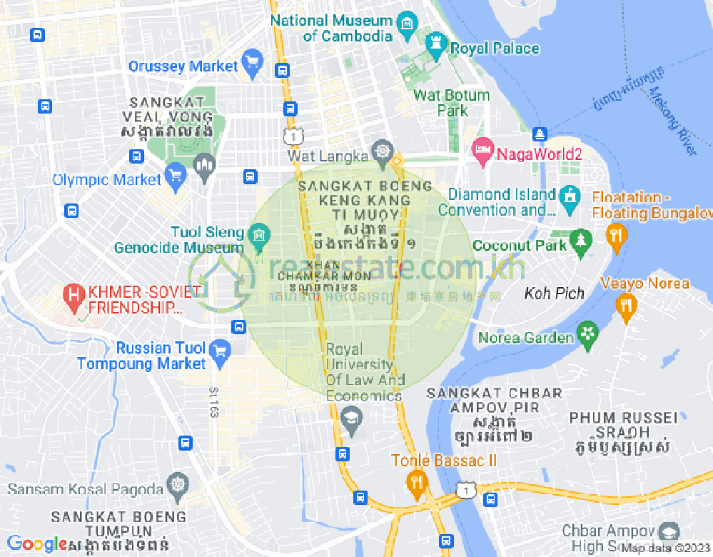 แผนที่ BKK 1, บึงเกงกอง, พนมเปญ