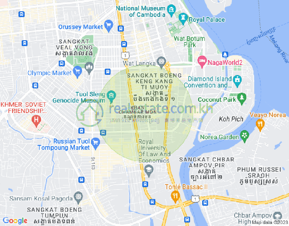 แผนที่ BKK 1, บึงเกงกอง, พนมเปญ