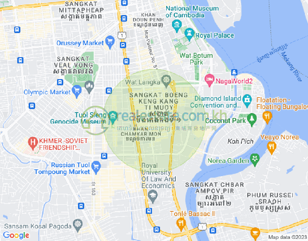 แผนที่ BKK 1, บึงเกงกอง, พนมเปญ