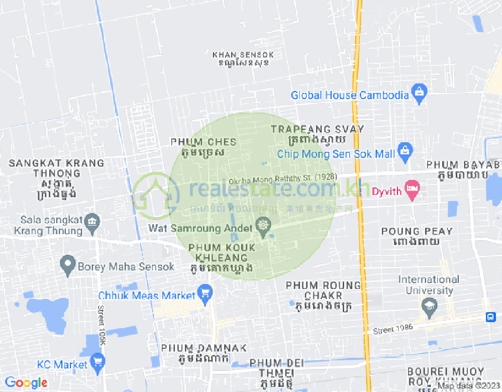 Road Beton, 新金边, 森速区, 金边地图
