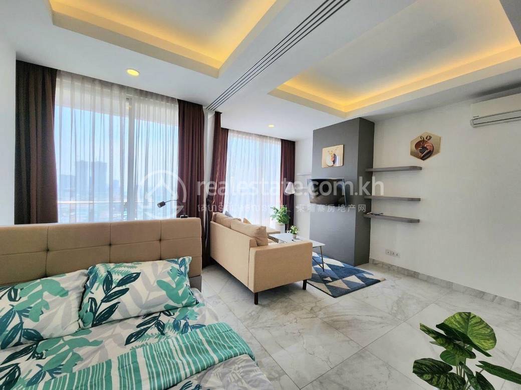 单间公寓出租，位于万景岗1分区（BKK1), 波哥堪, 金边