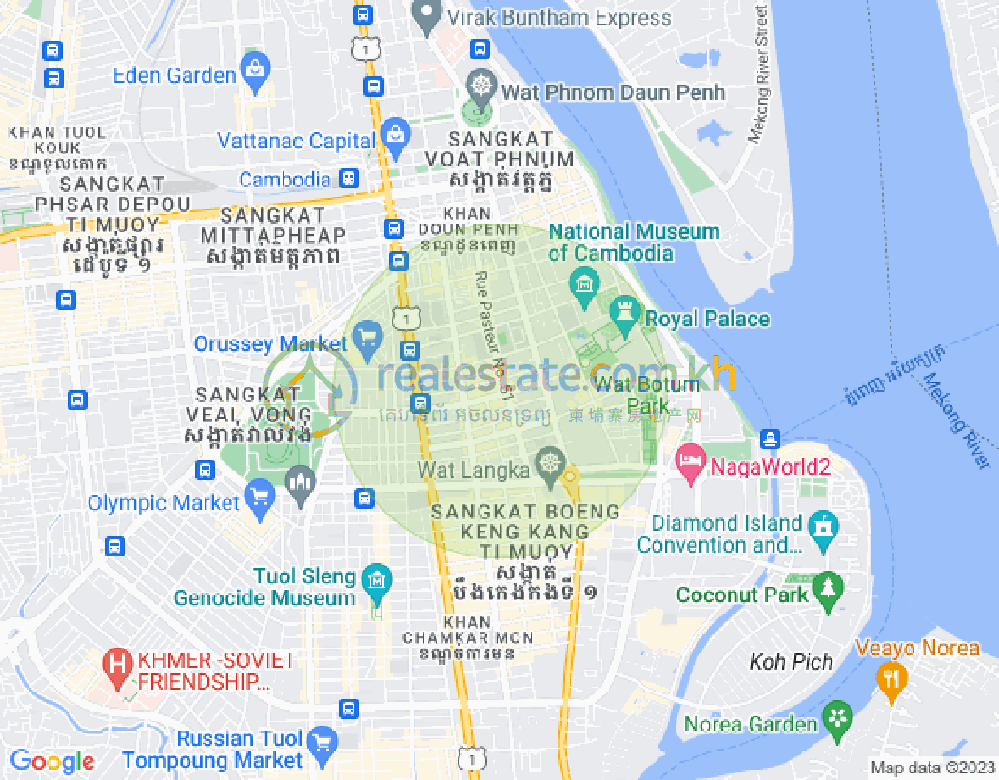 Mapa: 214, Boeng Reang, Daun Penh, Phnom Penh