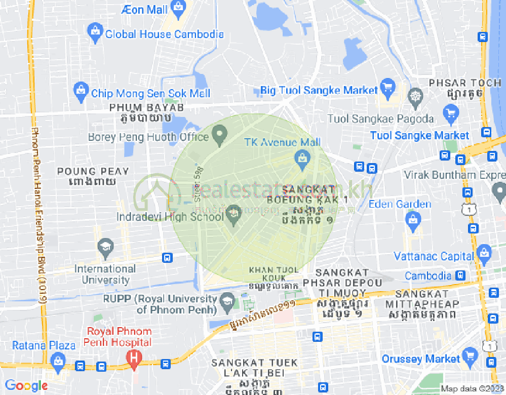 宣城2, 堆谷区, 金边地图