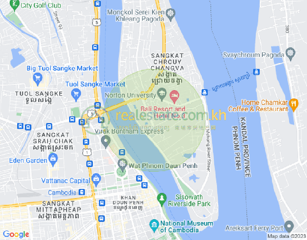 Map of Russey Keo, Phnom Penh