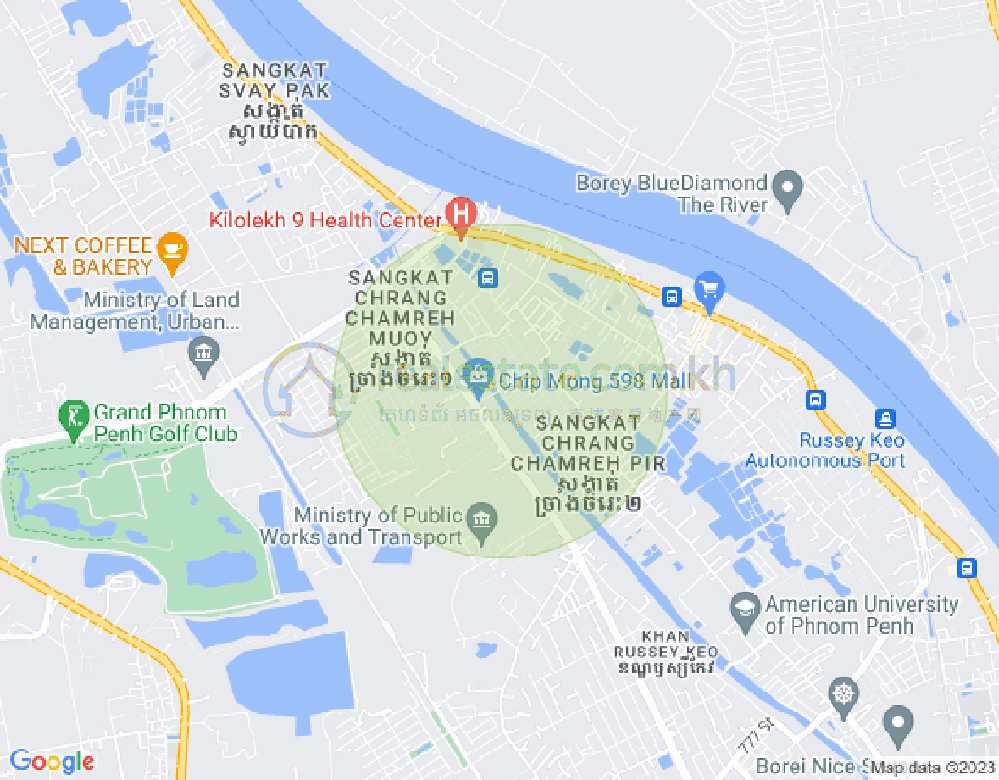 Map of The Park Land 598