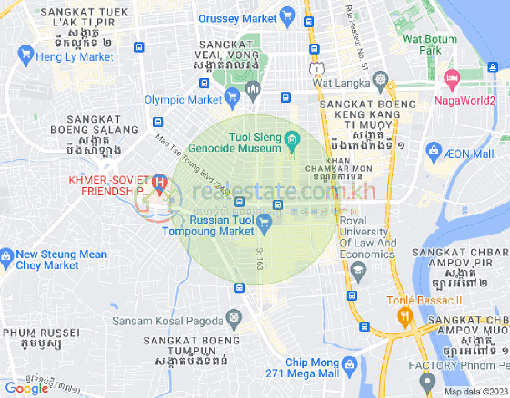 แผนที่ โอลิมปิก, บึงเกงกอง, พนมเปญ