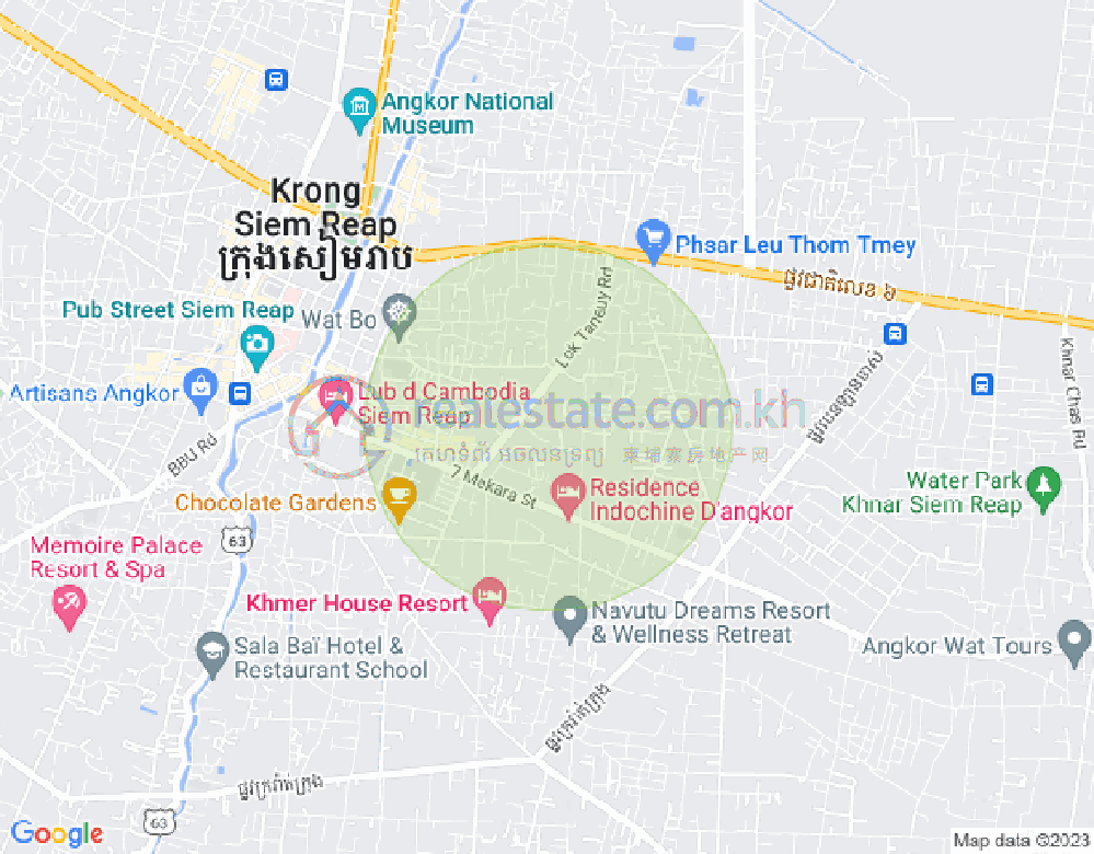Mapa: Sla Kram, Siem Reap