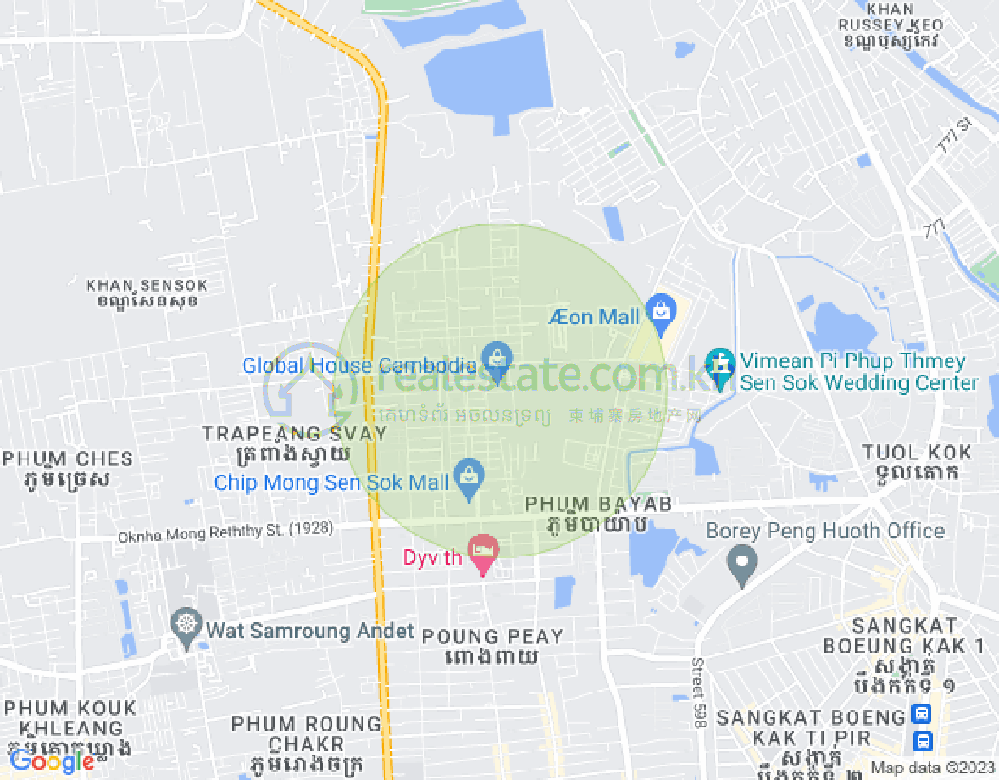 ផែនទី ភ្នំពេញថ្មី, សែនសុខ, ភ្នំពេញ