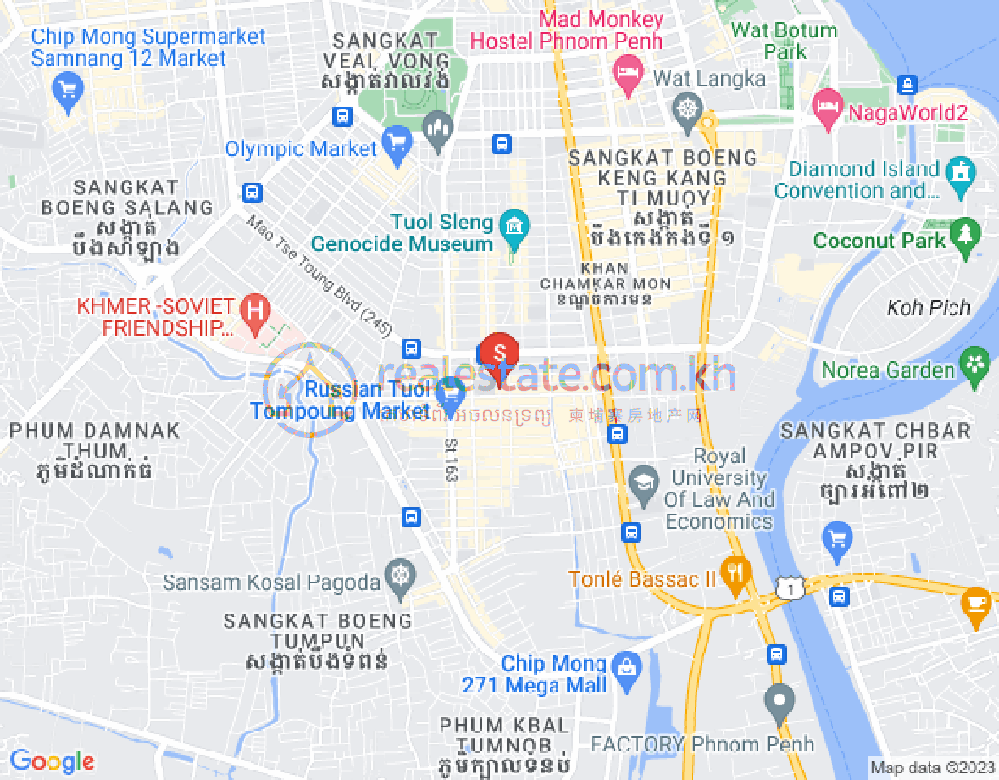 แผนที่ ตวลตุมปุง 1, จัมการมอน, พนมเปญ