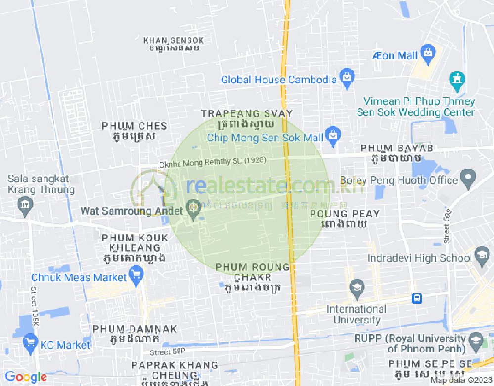 ផែនទី ភ្នំពេញថ្មី, សែនសុខ, ភ្នំពេញ