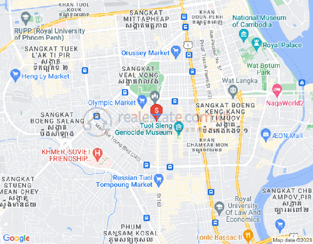 Boeung Prolit分区, 马卡拉区, 金边地图
