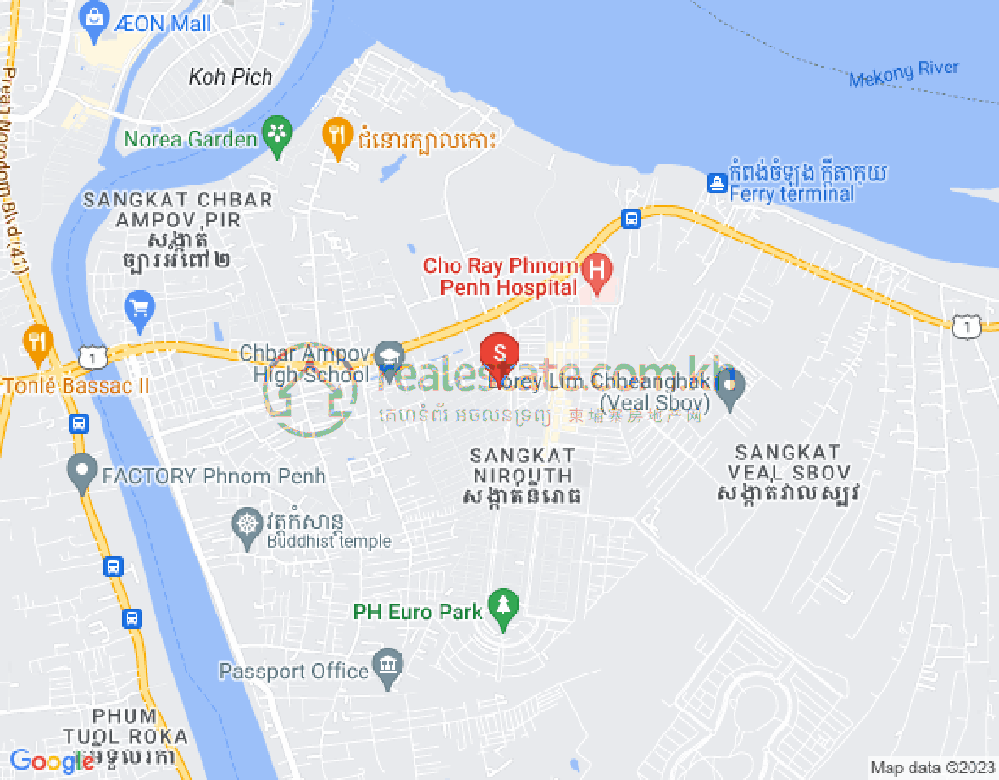 ផែនទី វាលស្បូវ, ច្បារអំពៅ, ភ្នំពេញ