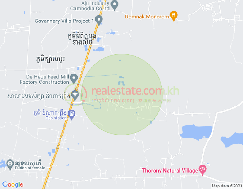 Mapa: Ponhea Lueu, Kandal