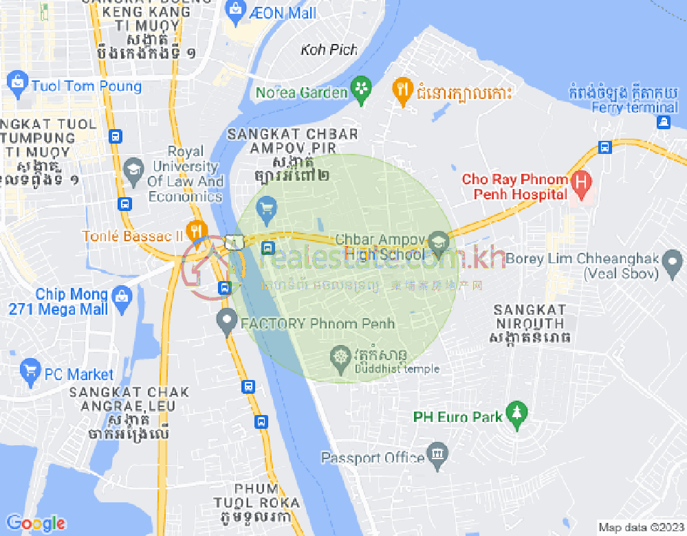 แผนที่ นิรุต, จบาร์อamเปา, พนมเปญ