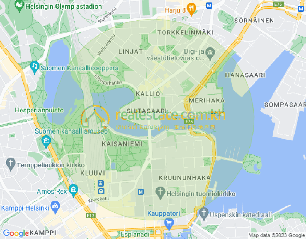 Map of Chaom Chau 1, Por Sen Chey, Phnom Penh