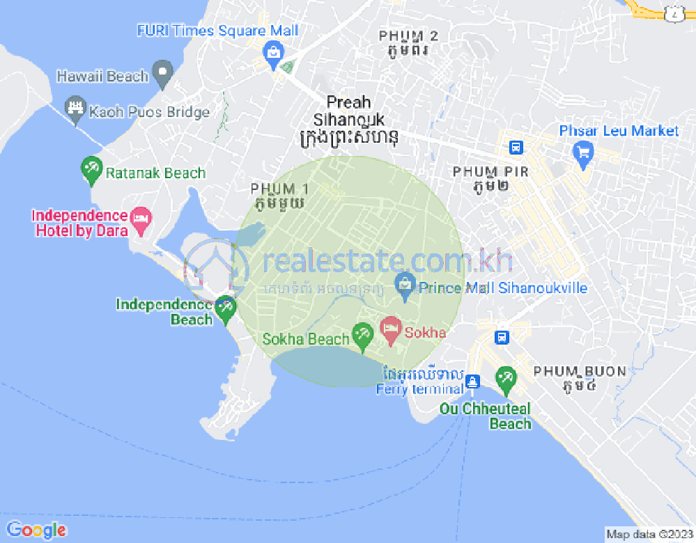 Map of Sangkat Bei, Sihanoukville
