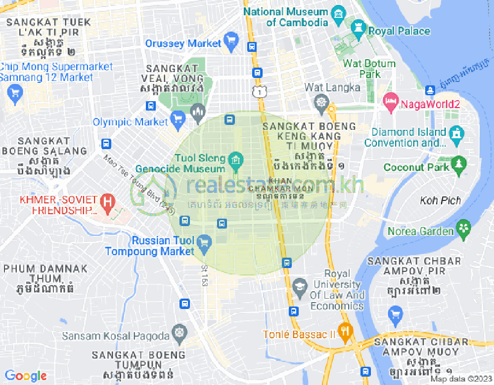 Карта St368 St368, БКК 3, Boeng Keng Kang, Пномпень