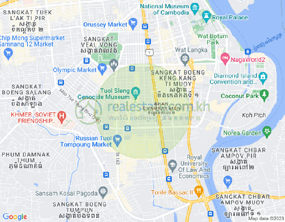 Mapa: St368 St368, BKK 3, Boeng Keng Kang, Phnom Penh