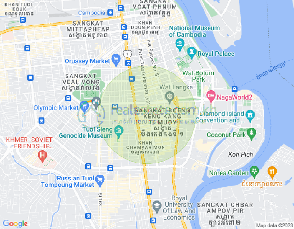 Mapa: St288 St288, BKK 1, Boeng Keng Kang, Phnom Penh
