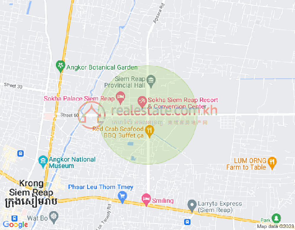 Mapa: Sla Kram, Siem Reap
