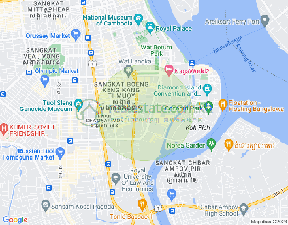 แผนที่ BKK 1, บึงเกงกอง, พนมเปญ