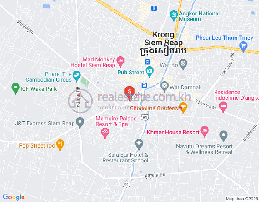 Map of Sala Kamraeuk, Siem Reap