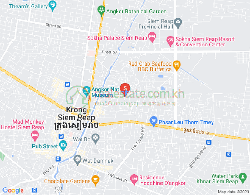 Mapa: Sla Kram, Siem Reap