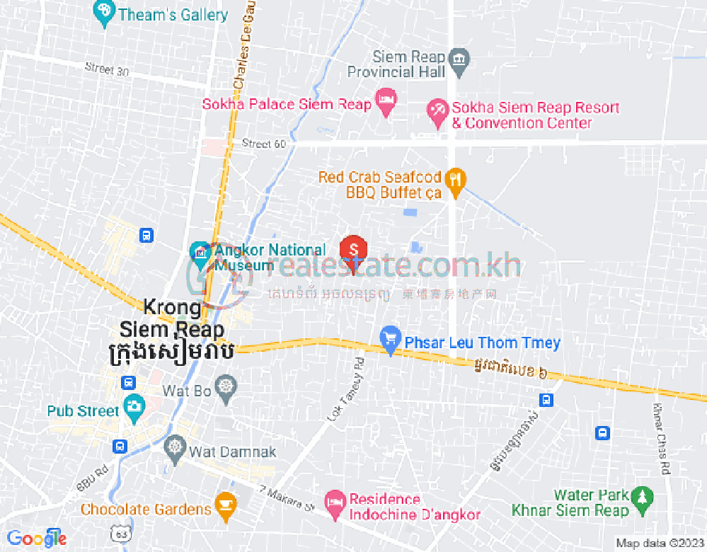Mapa: Sla Kram, Siem Reap