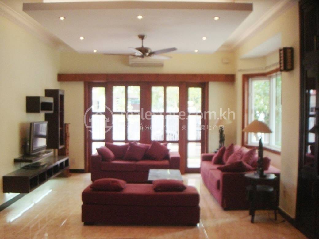 Vila K pronájmu in Tonle Bassac, Chamkarmon, Phnom Penh