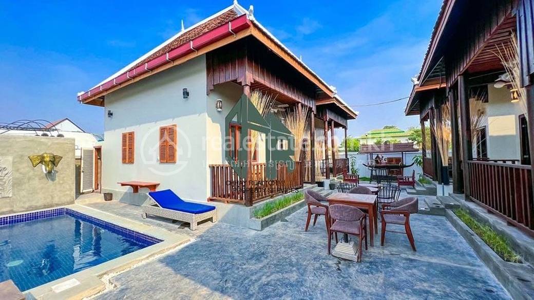 House and lot For Sale & Rent w Siem Reap $280,000