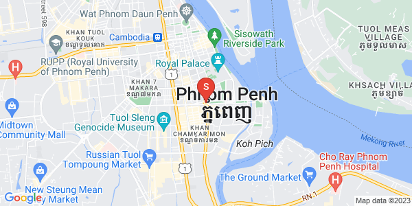 Mapa: BKK 1, Boeng Keng Kang, Phnom Penh