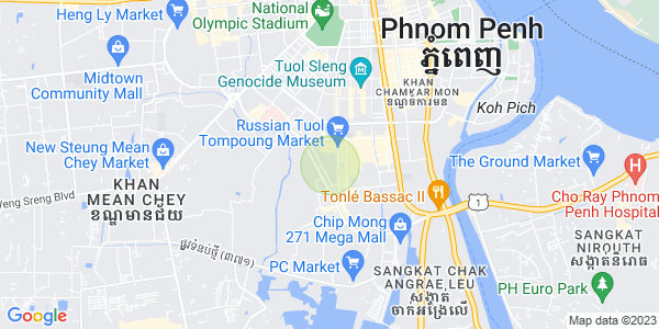 ផែនទី ទួលទំពូង១, ចំការមន, ភ្នំពេញ