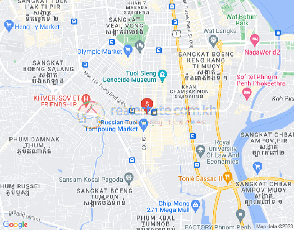 ផែនទី ទួលទំពូង១, ចំការមន, ភ្នំពេញ