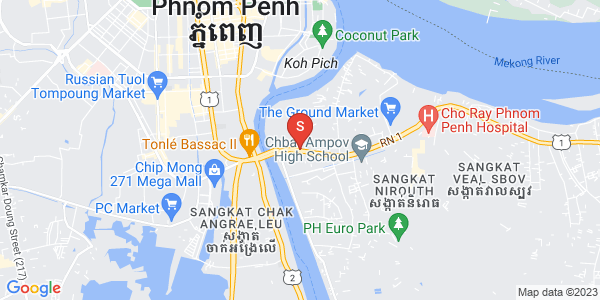 Map of Chbar Ampov I, Chbar Ampov, Phnom Penh