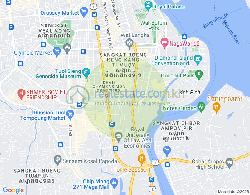 แผนที่ BKK 1, บึงเกงกอง, พนมเปญ