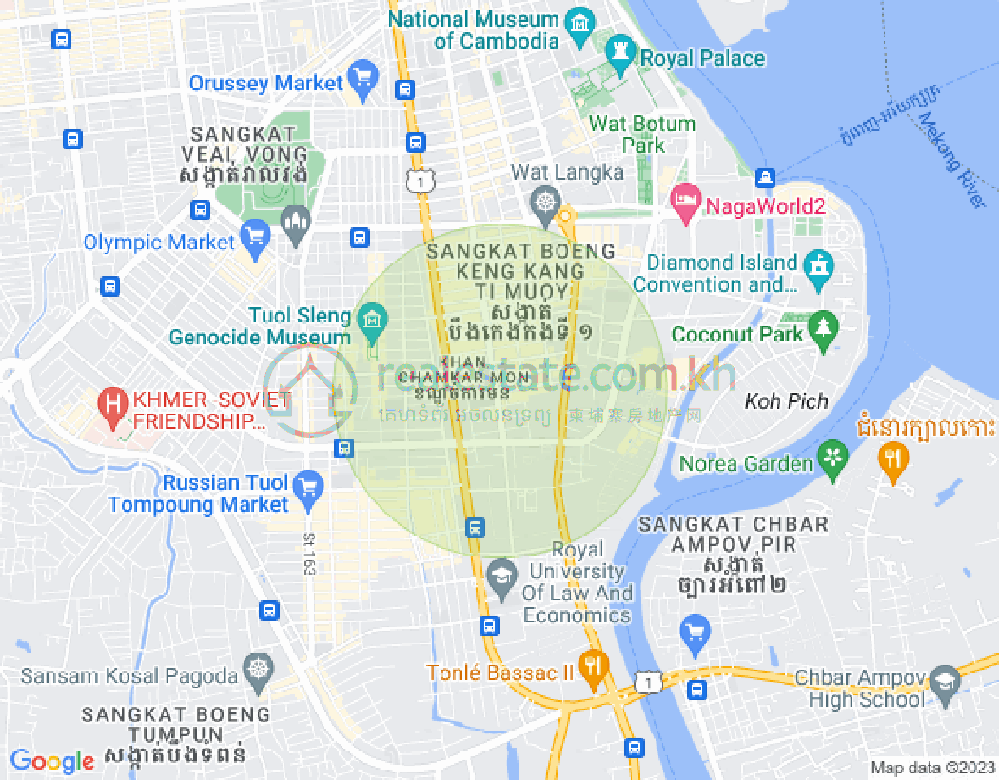 แผนที่ BKK 1, บึงเกงกอง, พนมเปญ