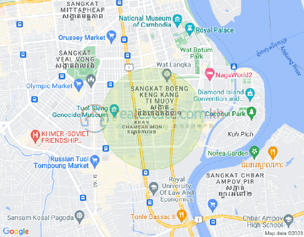 แผนที่ BKK 1, บึงเกงกอง, พนมเปญ