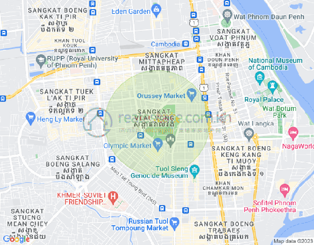 แผนที่ เวียลวง, เจ็ดมกรา, พนมเปญ