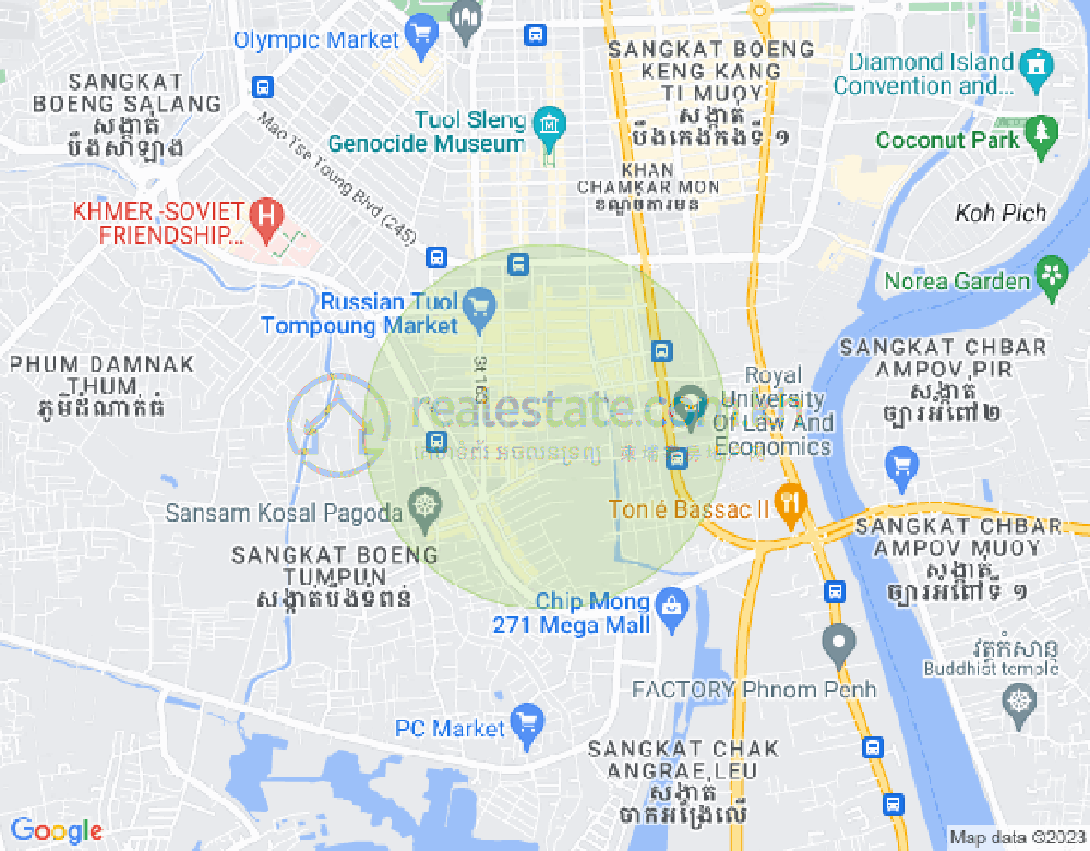 แผนที่ ตวลตุมปุง 1, จัมการมอน, พนมเปญ