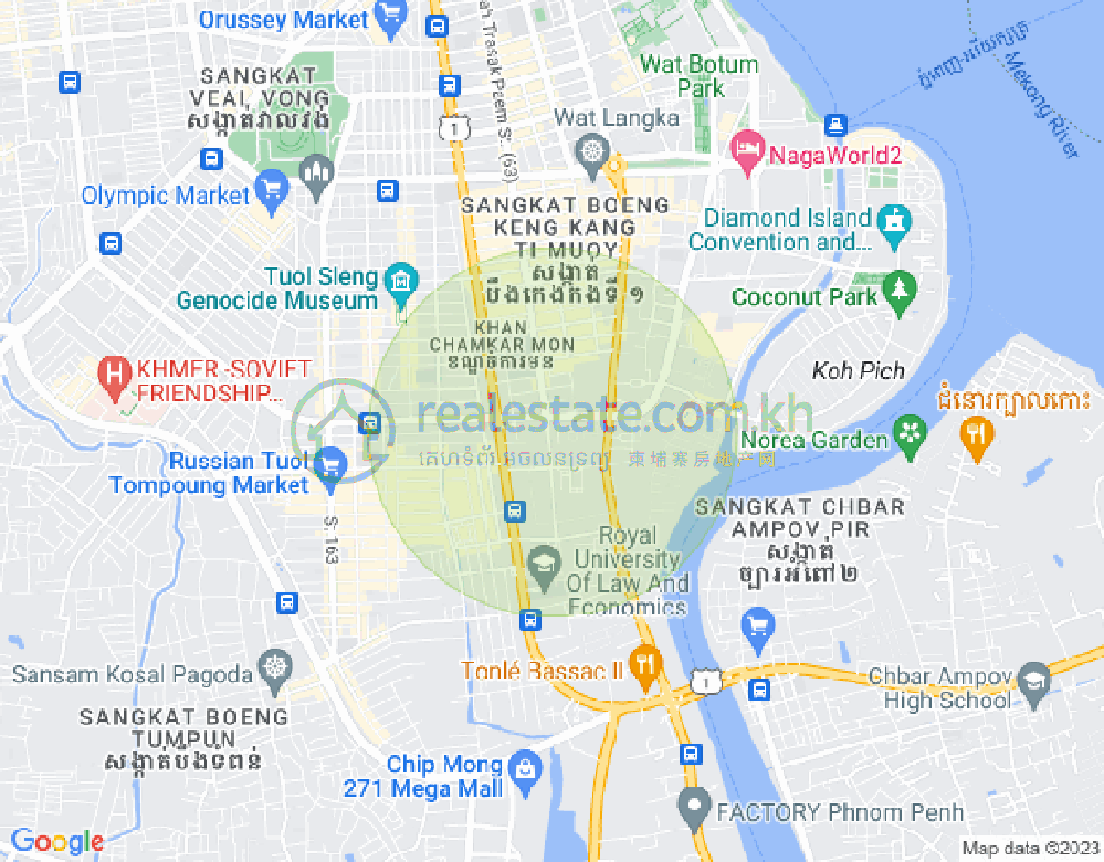 แผนที่ BKK 1, บึงเกงกอง, พนมเปญ
