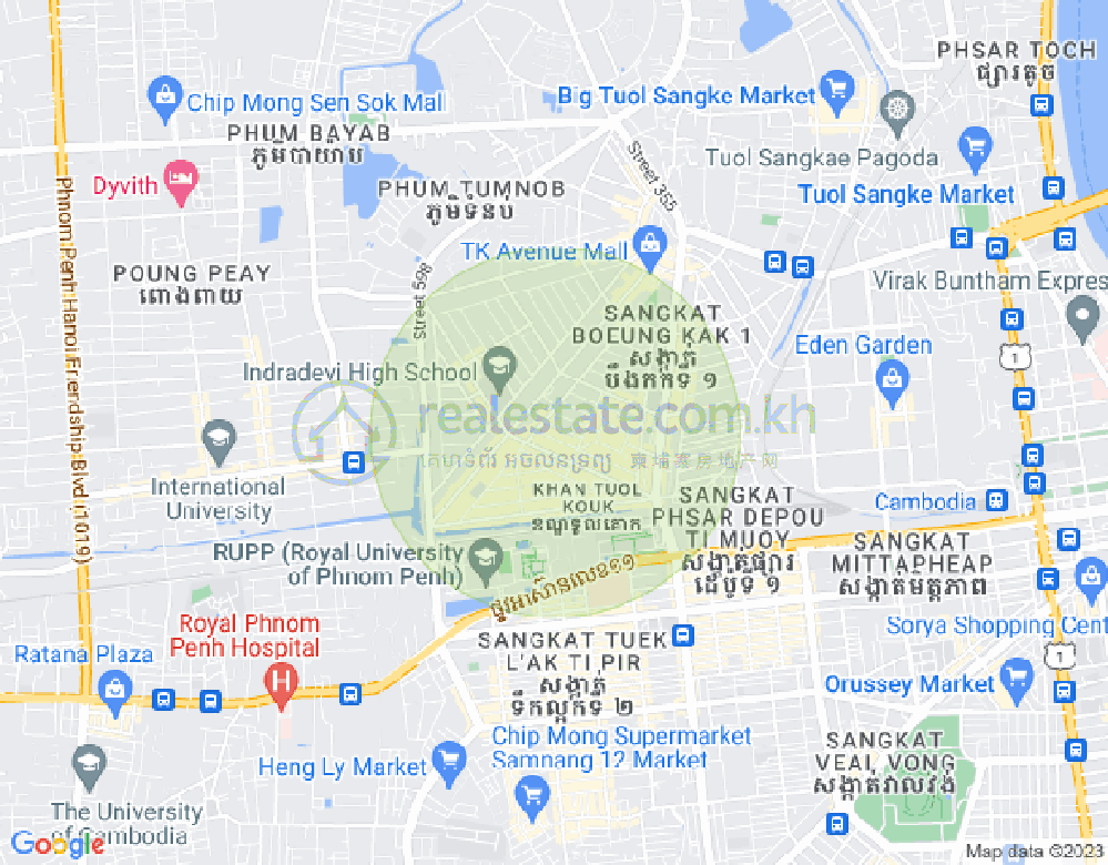 宣城2, 堆谷区, 金边地图